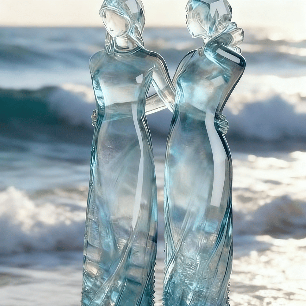 🌊Sisters by My Side, Celebrates Friendships Three Sisters Sculpture