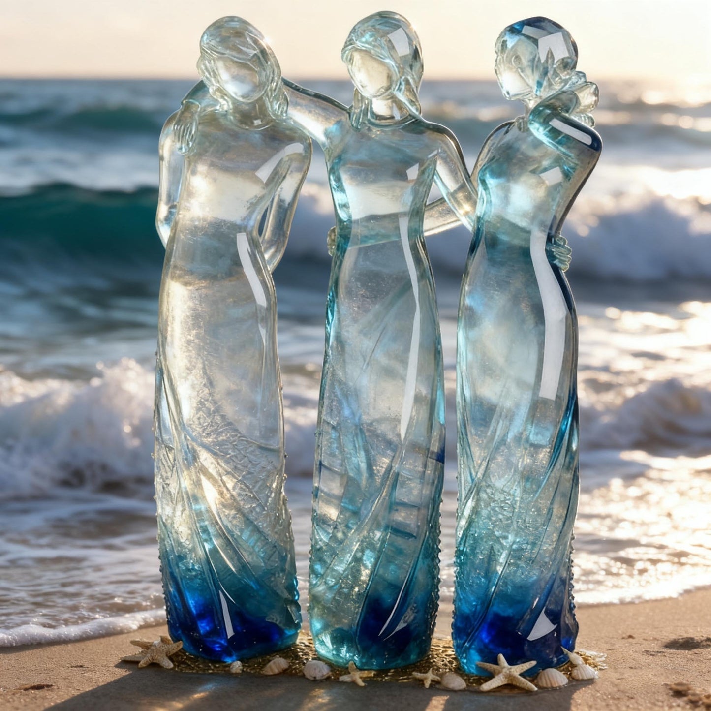 🌊Sisters by My Side, Celebrates Friendships Three Sisters Sculpture