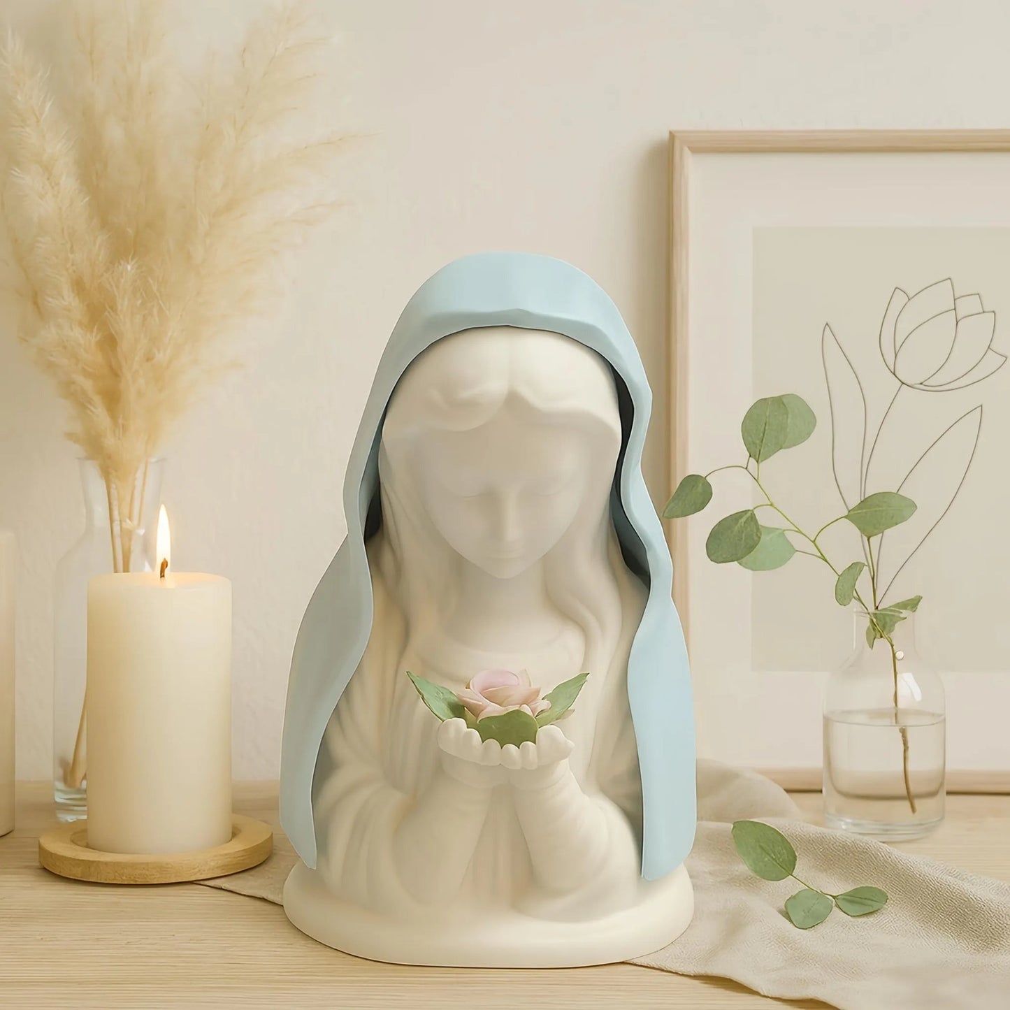 Virgin Mary Prayer Night Light